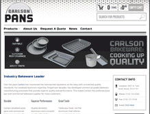 Tablet Screenshot of carlsonpans.com